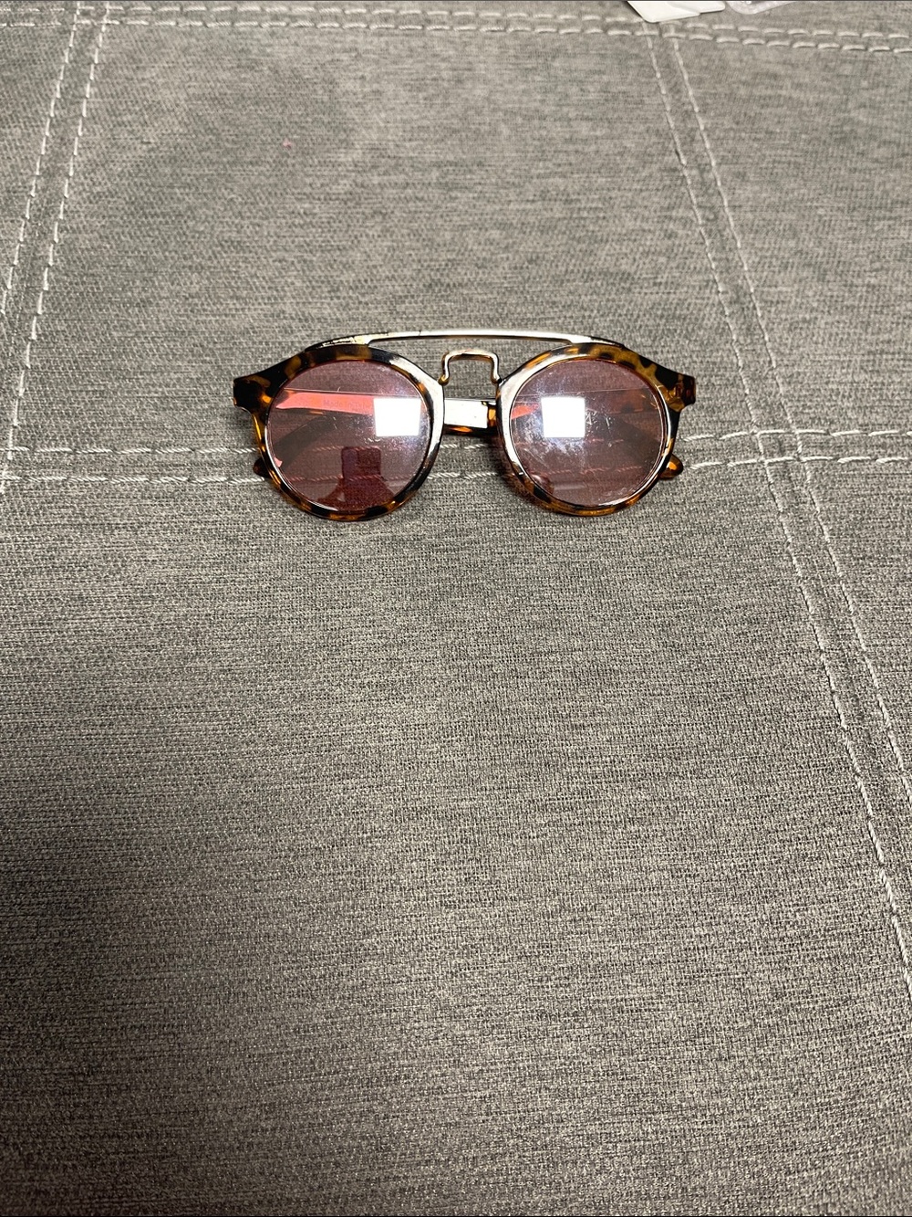 The Children's Place Tortoise Frame Sunglasses with Pink Lenses